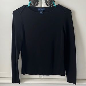 Black dressy Ann Taylor shirt